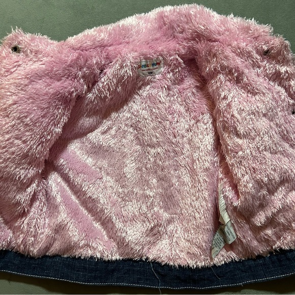 Please mum denim jacket with pink lining (size 12 M) - Picture 2 of 7